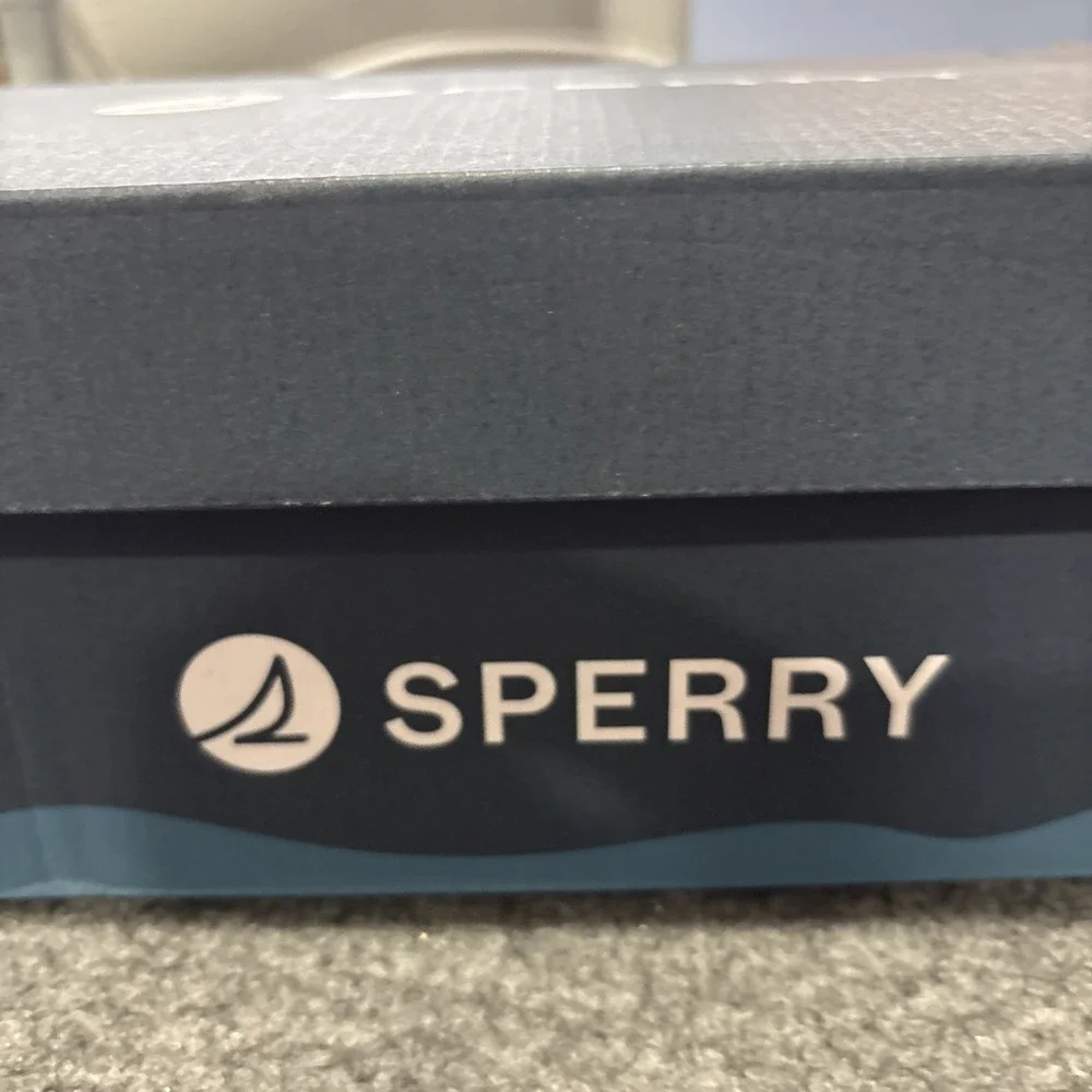 Sperry memory foam, Women's Bermuda tennis shoe, Black, Size 9